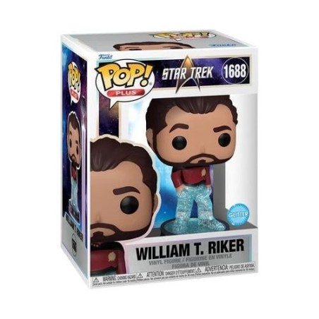 STAR TREK TRANSPORTER - POP Plus N° 1688 - Riker (Glitter) 