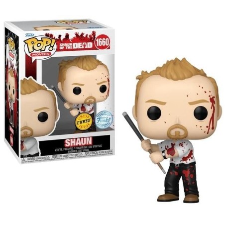 SHAUN OF THE DEAD - POP Movies N° 1660 - Shaun avec Chase (BD) 