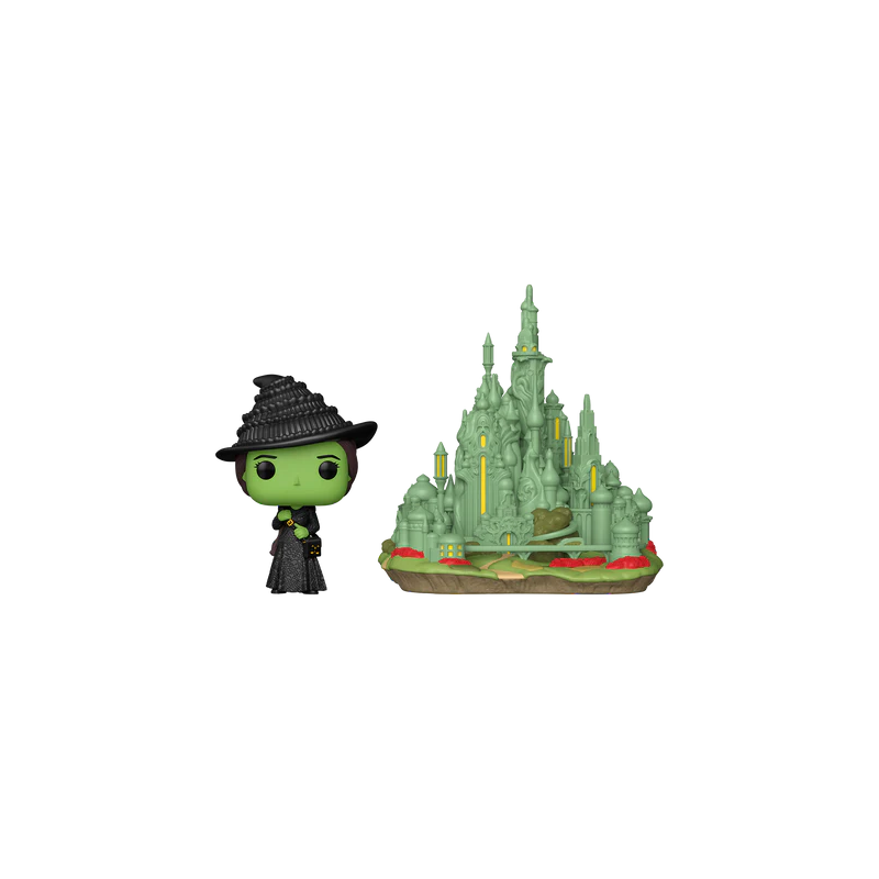 WICKED - POP TOWN N° 44 - Elphaba avec la CitÃƒ© d'Emeraude 