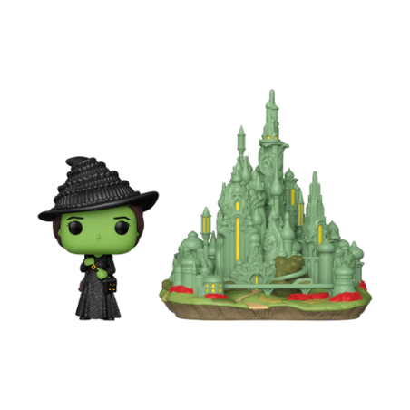 WICKED - POP TOWN N° 44 - Elphaba avec la CitÃƒ© d'Emeraude 