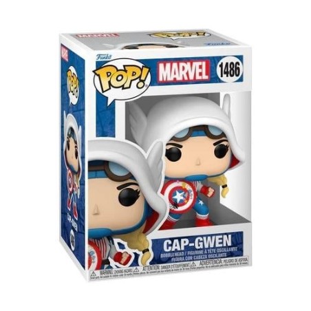 SPIDER-GWEN : GWENVERSE - POP Marvel N° 1486 - Cap-Gwen 
