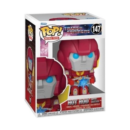 TRANSFORMERS - POP N° 147 - Hot Rod avec Matrix 