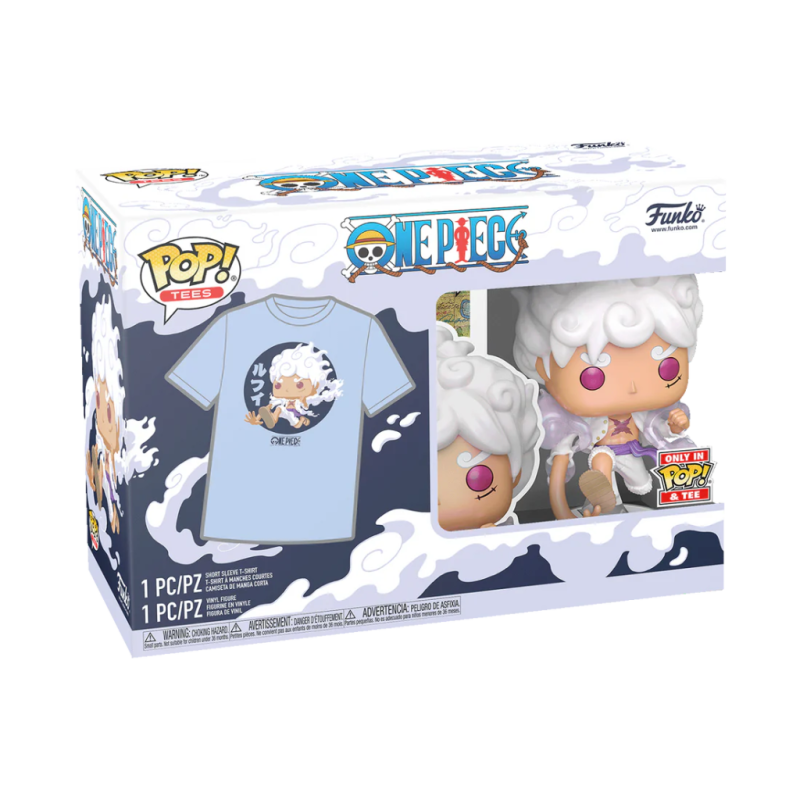 ONE PIECE - POP N° 1607 - Luffy Gear Five + T-shirt (L) 