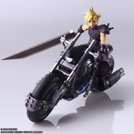 FINAL FANTASY VII - Cloud & Hardy-Daytona - Figurine Bring Arts 15cm 