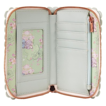 DISNEY - Cute Stitch Cherry Blossom - Portefeuille LoungeFly 