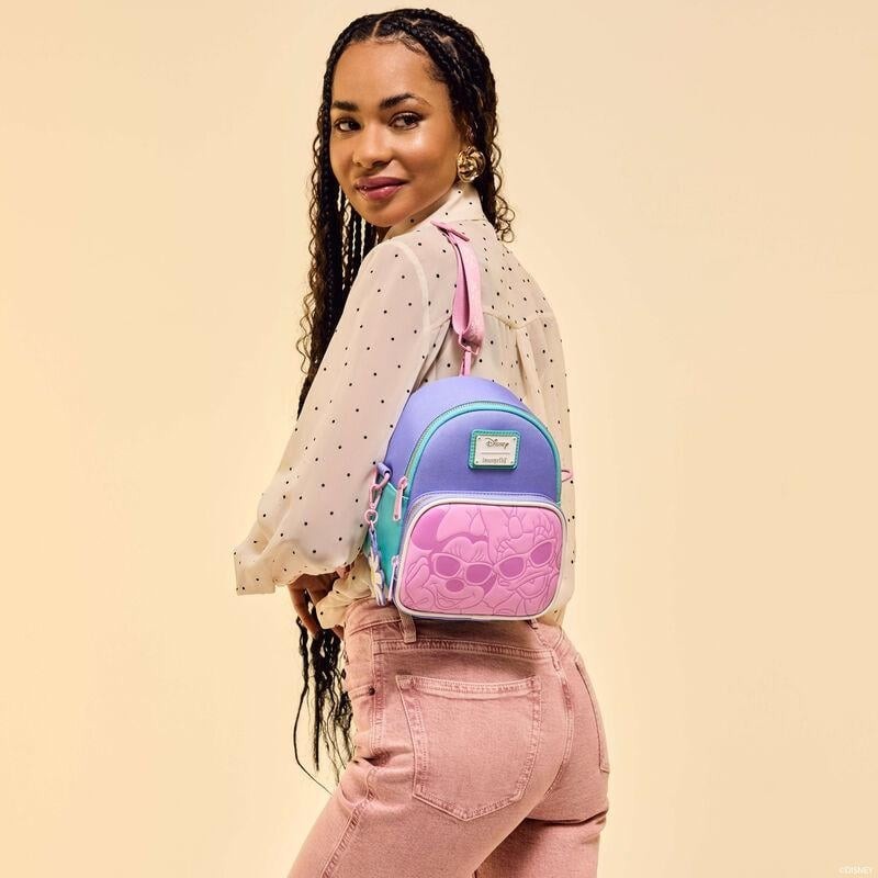 DISNEY - Daisy & Minnie - Mini Sac à Dos Convertible Loungefly 