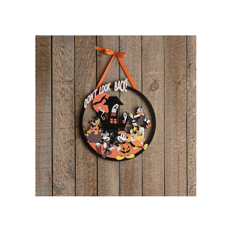 MICKEY & Friends - Halloween - Plaque Décorative 