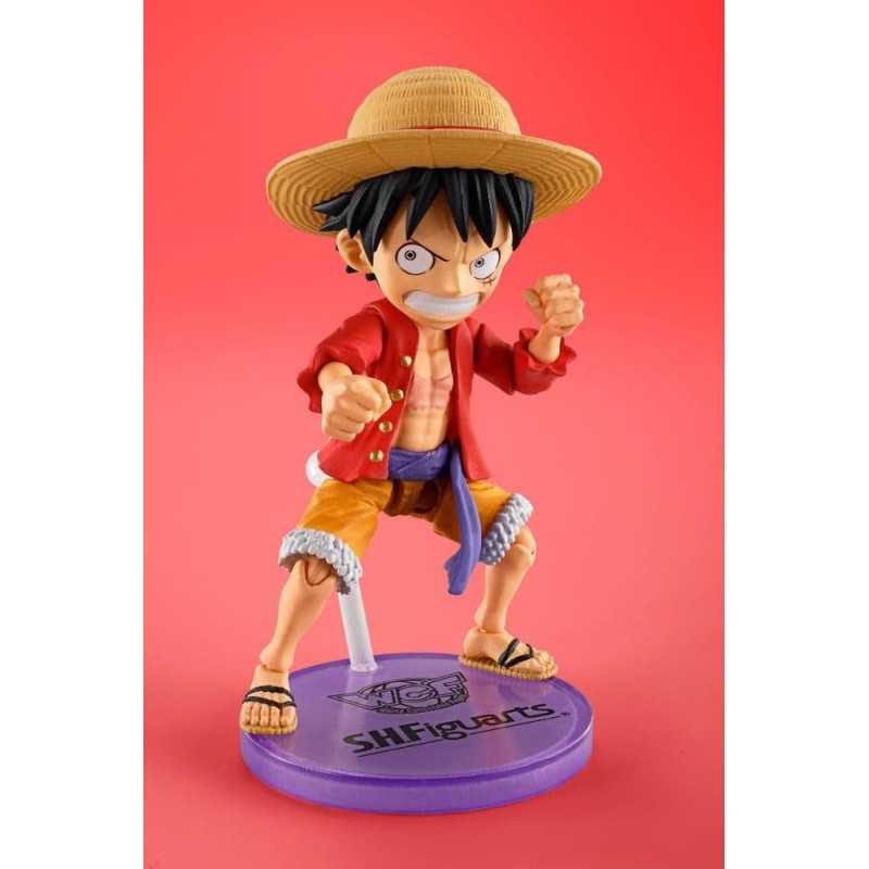 ONE PIECE - Luffy - Figurine WCF X S.H. Figuarts 8cm 