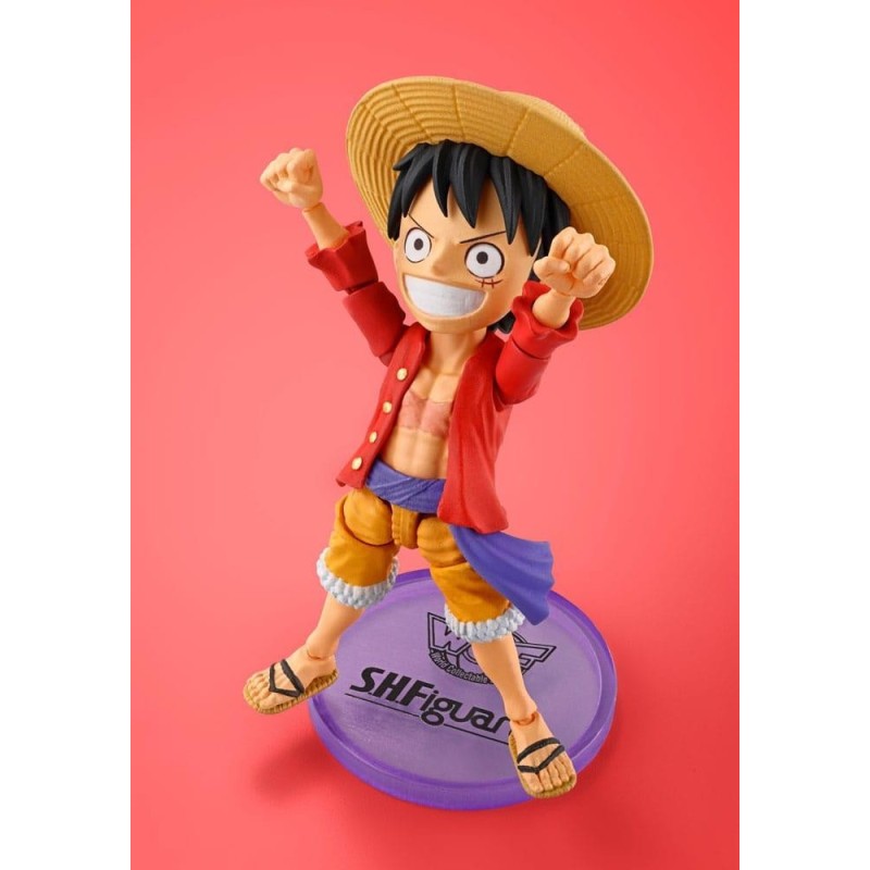 ONE PIECE - Luffy - Figurine WCF X S.H. Figuarts 8cm 