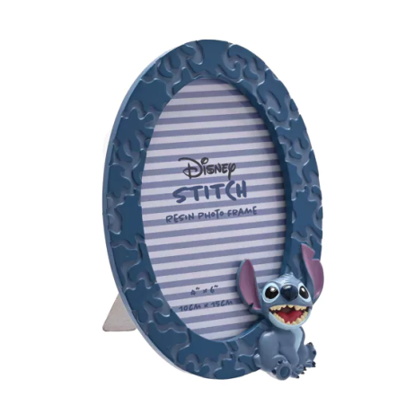STITCH - Cadre Photo Rond en Relief 