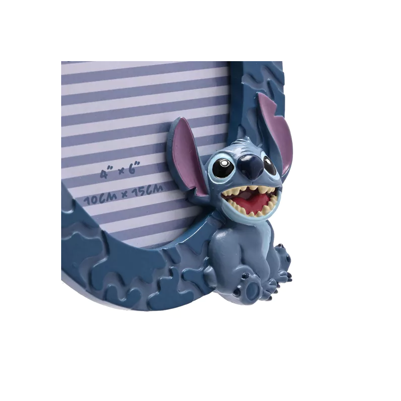 STITCH - Cadre Photo Rond en Relief 