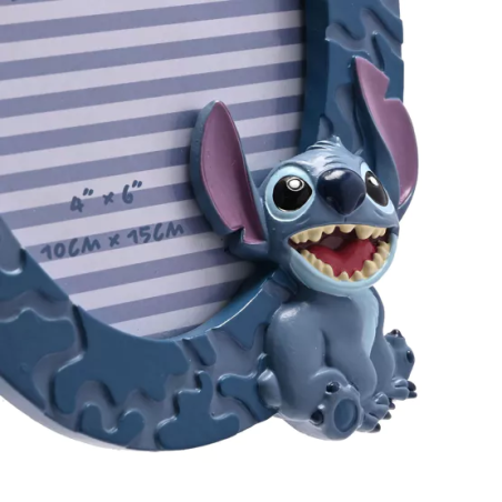 STITCH - Cadre Photo Rond en Relief 