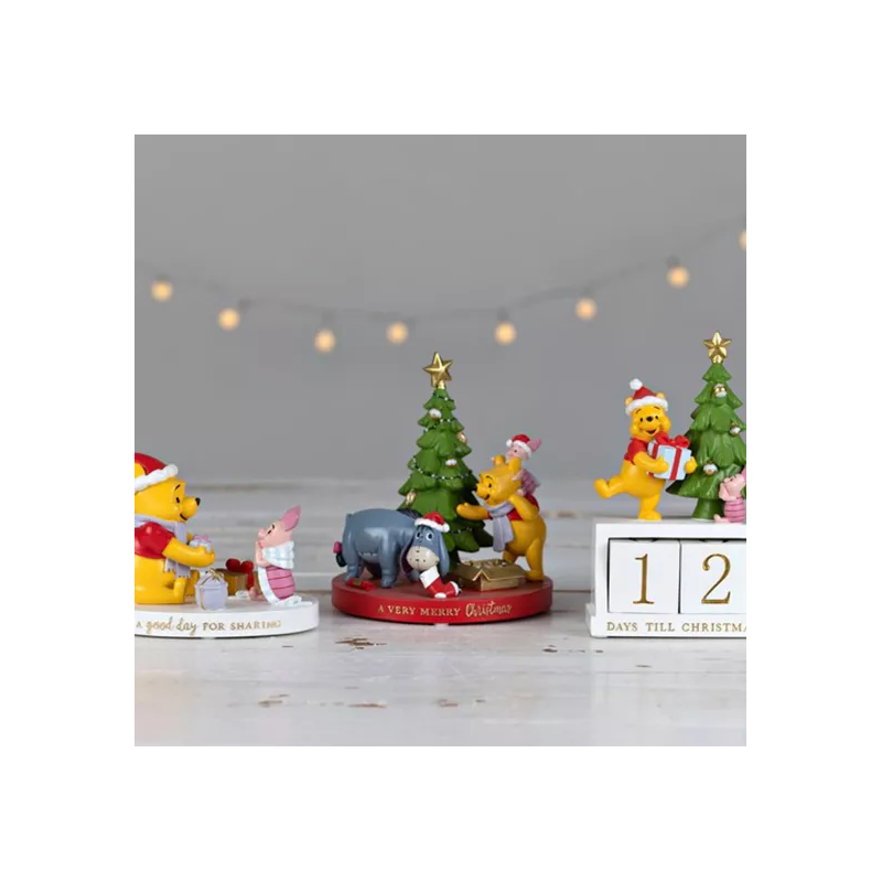 DISNEY - Winnie L'Ourson & Porcinet - Noël - Figurine 