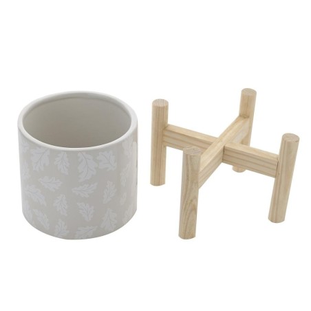 DISNEY - Forest - Bambi - Pot à Plante + Socle en Bois 