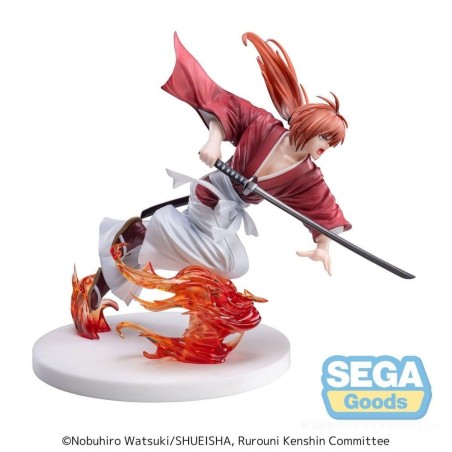 KENSHIN LE VAGABOND - Kenshin Himura - Statuette Luminasta 15cm 