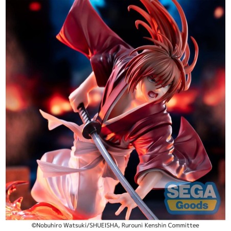 KENSHIN LE VAGABOND - Kenshin Himura - Statuette Luminasta 15cm 