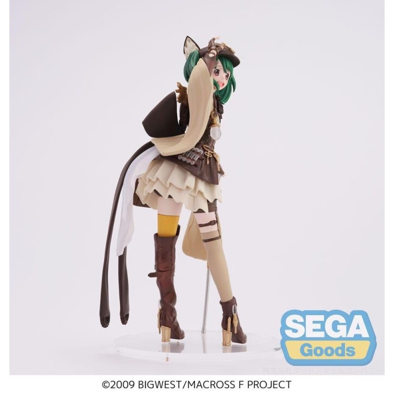 MACROSS FRONTIER - Ranka Lee Oshare - Statuette Figurizma 17cm 