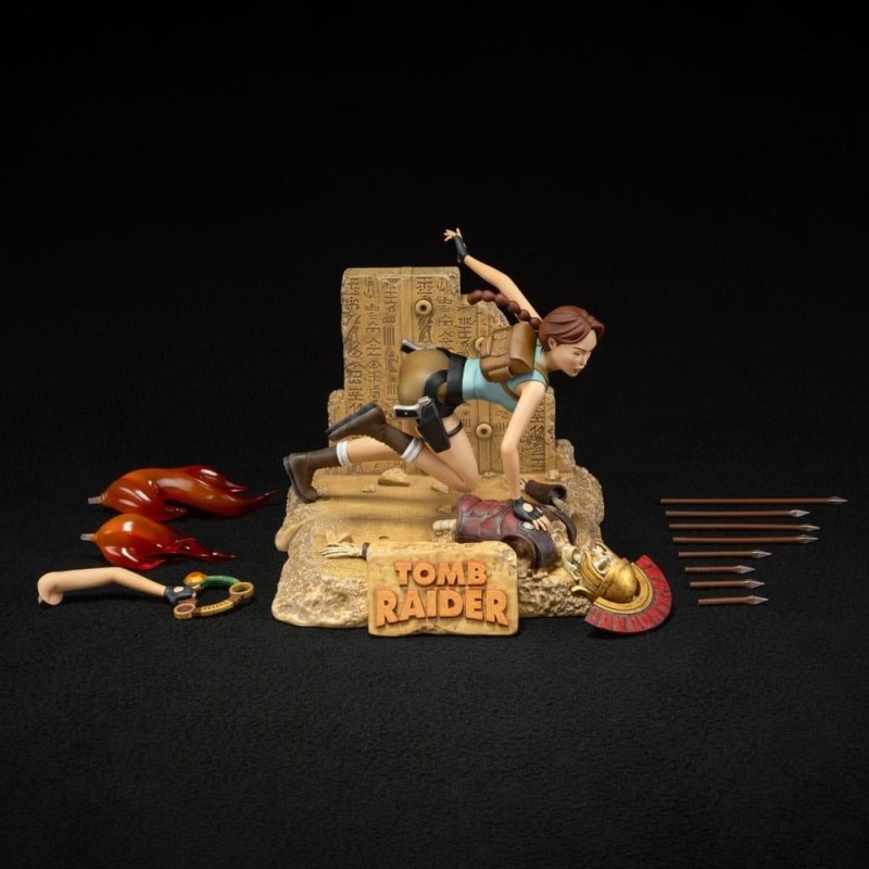 TOMB RAIDER 1996 - Lara Croft "Classic Era" - Statuette 17cm 