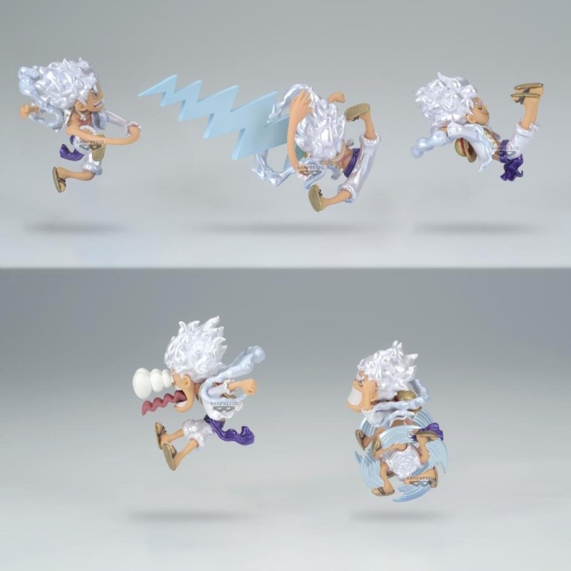ONE PIECE - WCF Luffy Gear 5 Metallic - Assortiments 12 Figurine 7cm 