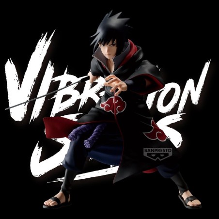 NARUTO SHIPPUDEN - Uchiha Sasuke - Figurine Vibration Stars 15cm 