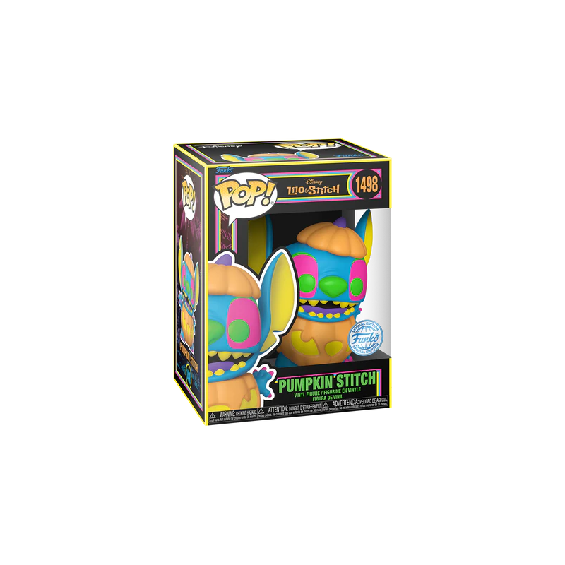 LILO & STITCH - POP Disney N° 1498 - Pumpkin Stitch (BLKLT) 