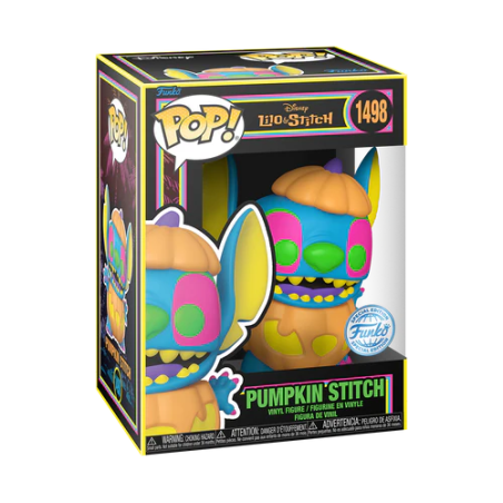 LILO & STITCH - POP Disney N° 1498 - Pumpkin Stitch (BLKLT) 