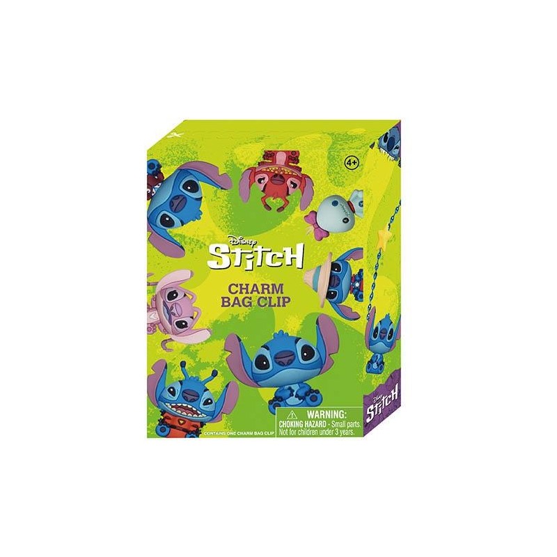 DISNEY - Stitch - Charm Bag Clip (Display 24 Pcs) 
