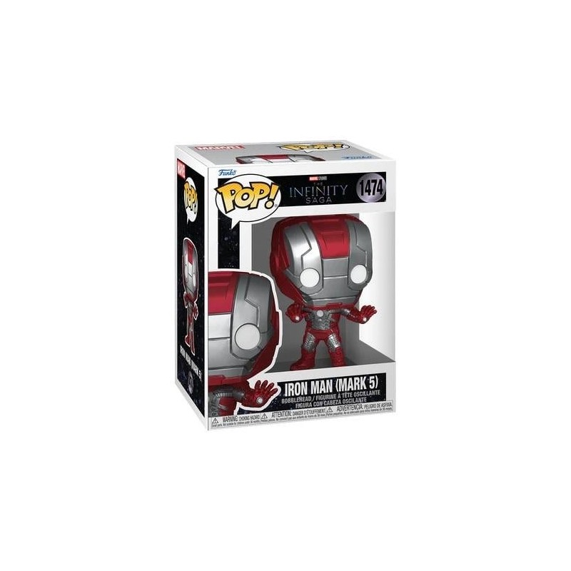 THE INFINITY SAGA - POP Marvel N° 1474 - Iron Man (Mark 5) 