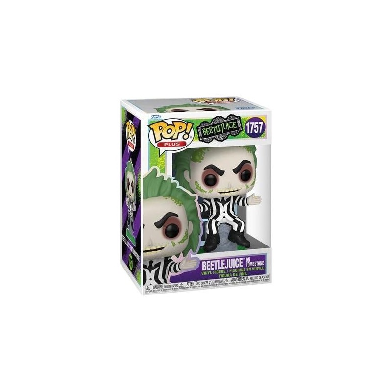 BEETLEJUICE - POP Plus N° 1757 - Beetlejuice with tombstone 