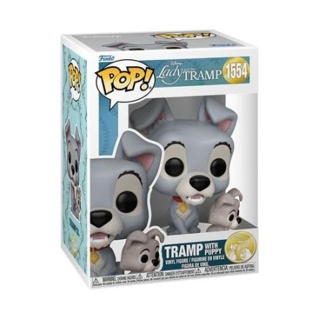 LA BELLE ET LE CLOCHARD - POP Disney N° 1554 - Clochard avec chiot 