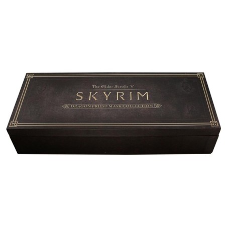 ELDER SCROLLS V SKYRIM -Set 4 Masques de Prêtre Dragon Edition Limitée 