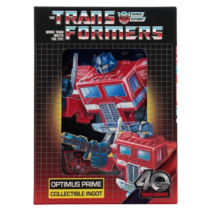 TRANSFORMERS - 40th Anniversary - Autobots -Lingot Edition Limitée 
