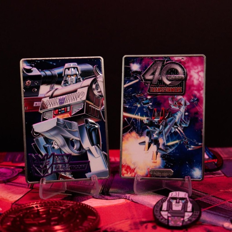 TRANSFORMERS - 40th Anniversary - Decepticons -Lingot Edition Limitée 