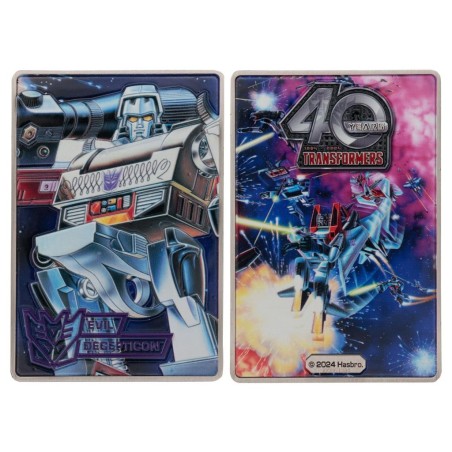 TRANSFORMERS - 40th Anniversary - Decepticons -Lingot Edition Limitée 