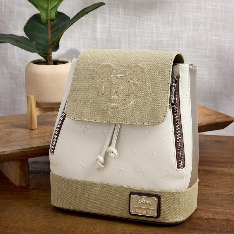 DISNEY - Mickey et Amis - Mini Sac à Dos Canvas Loungefly 