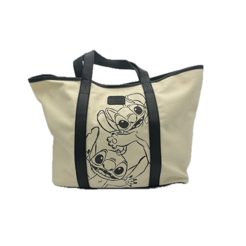 STITCH & ANGEL - Sac à Bandoulière en Toile - 35x31x20cm 