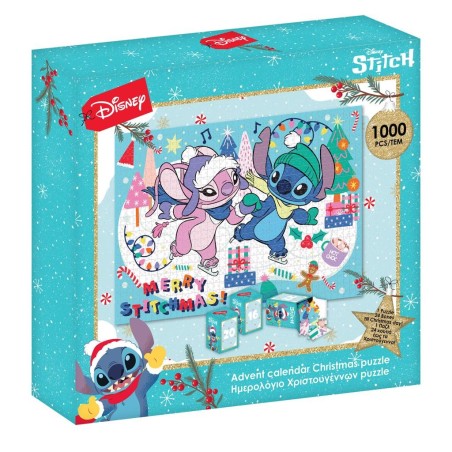 STITCH & ANGEL - Calendrier de l'Avent - Puzzle 1000P '50x70cm' 