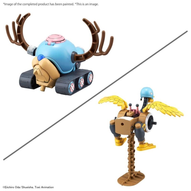 ONE PIECE - Chopper Robot 1&2 (Chopper Tank & Chopper Wing) -Model Kit 