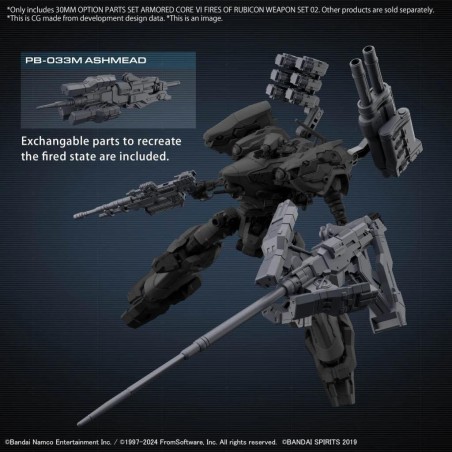 30MM - Option parts set Armored Core VI Weapon set 02 - Model Kit 