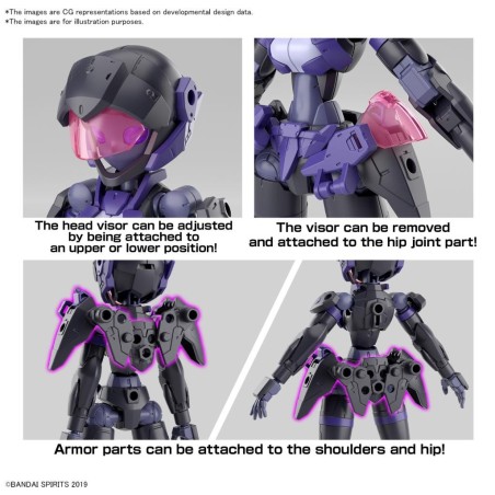 30MM - 1/144 EXM-H15E Acerby (Type-E) - Model Kit 