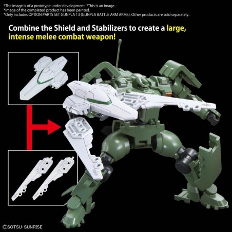 GUNDAM -Option parts set Gunpla 13 (Gunpla Battle Arm Arms) -Model Kit 