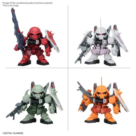 GUNDAM - BB Senshi ZGMF Zaku Series Set - Model Kit 