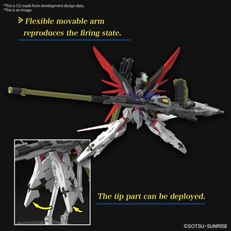 GUNDAM - HG 1/144 Destiny Gundam Spec II & Zeus silhouette - Model Kit 