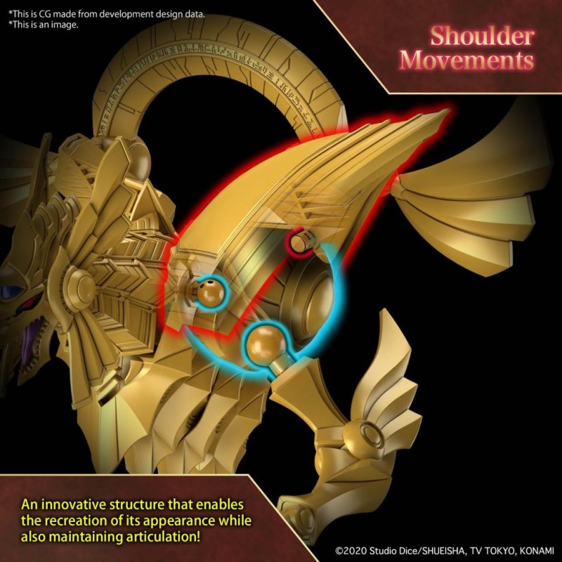 YU-GI-OH! -Figure-rise stand. Amplified Winged dragon of Ra -Model Kit 