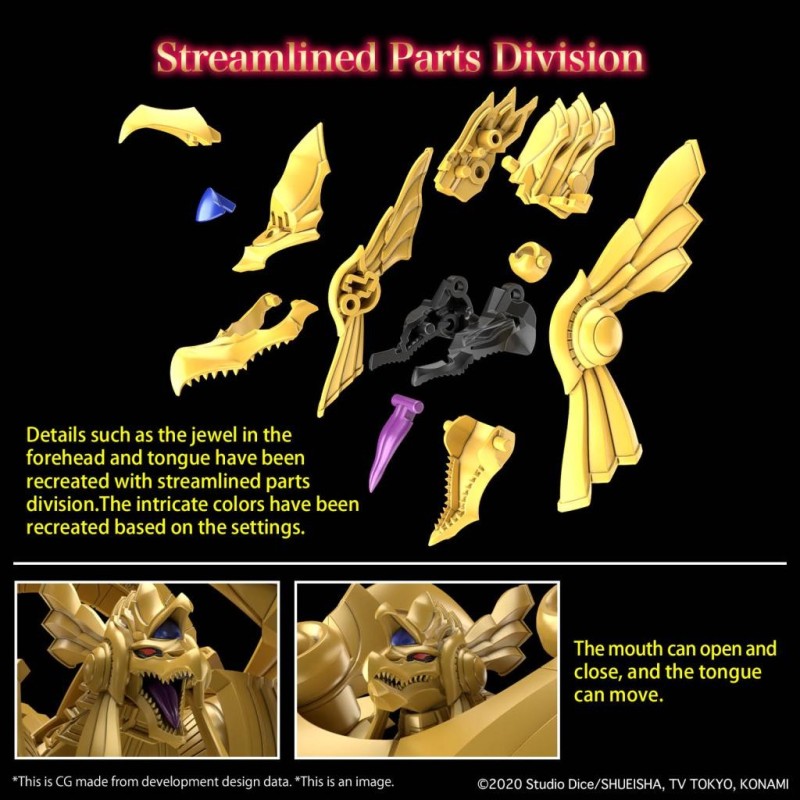 YU-GI-OH! -Figure-rise stand. Amplified Winged dragon of Ra -Model Kit 