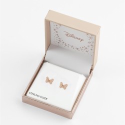 MINNIE - Noeud - 1 Paire de Clous d'Oreilles en Argent Sterling  2