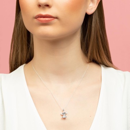 STITCH - 3D - Collier en Argent Sterling 