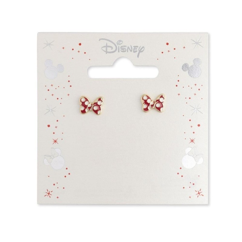 MINNIE - Noeud - 1 Paire de Clous d'Oreilles 