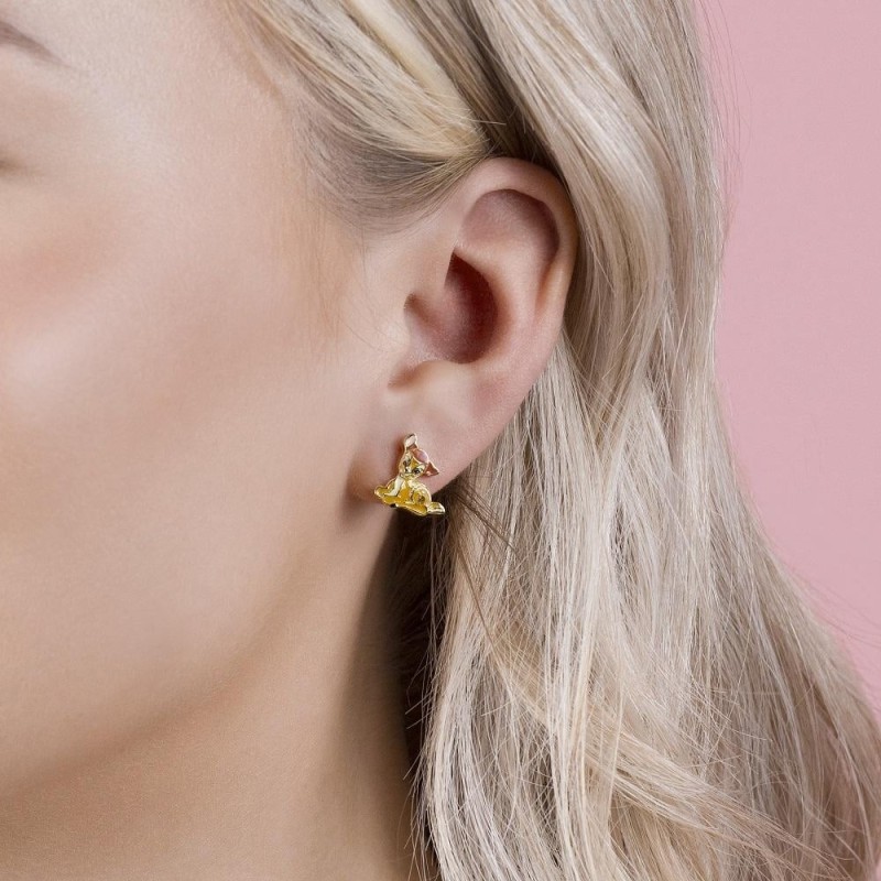 DISNEY - Bambi - 1 Paire de Clous d'Oreilles 