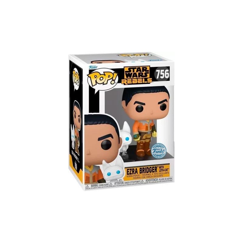 STAR WARS REBELS - POP & Buddy N° 756 - Ezra avec Loth-cat 